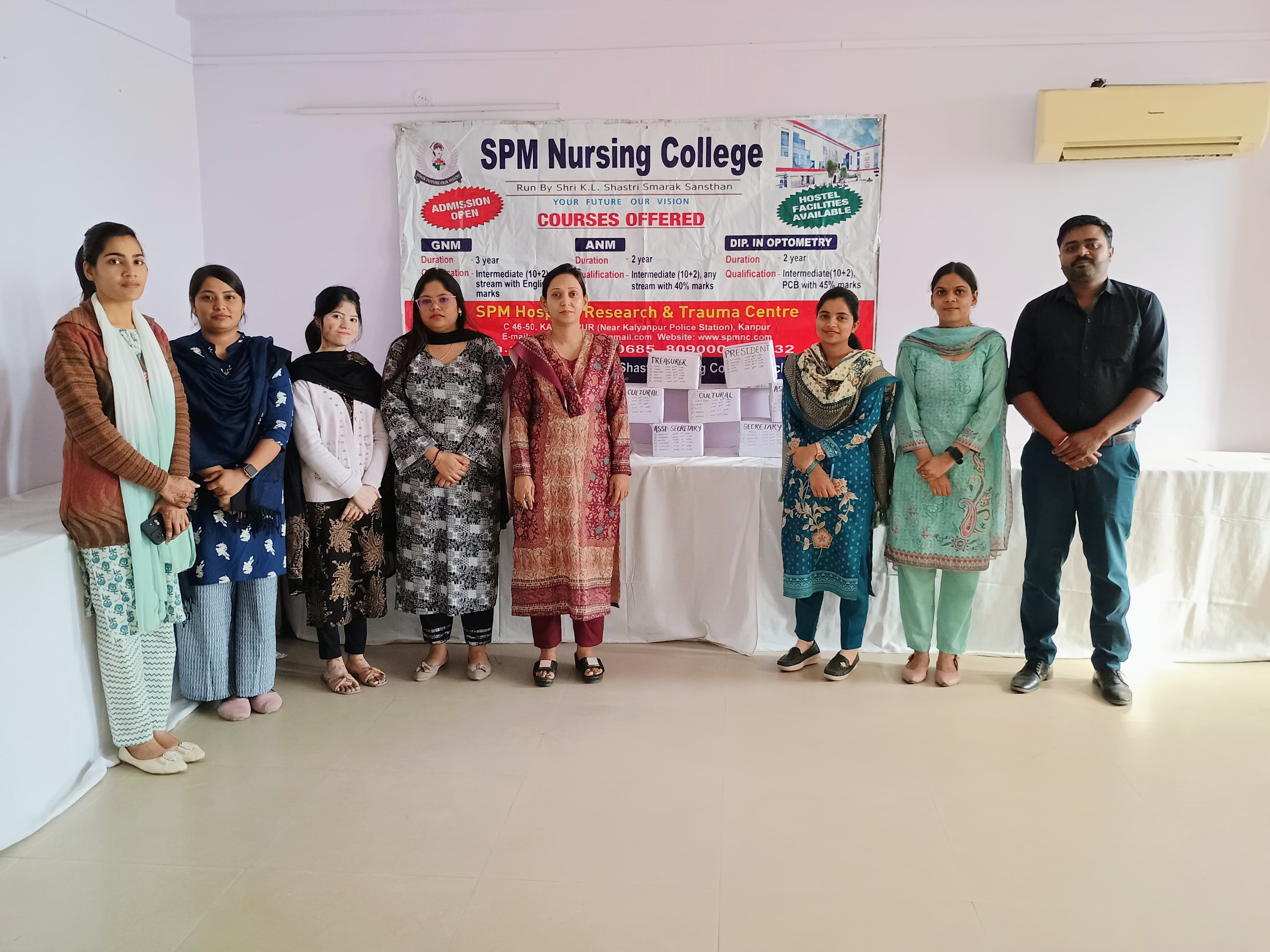SPM NURSING COLLEGE KANPUR- SNA ELECTION 2025